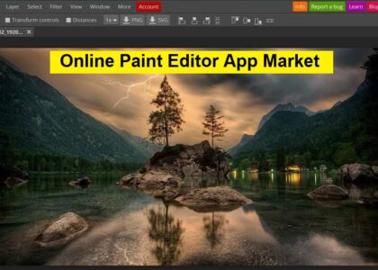 Online Paint Editor App