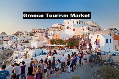 Tourist market in Greece