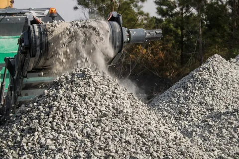 recycled concrete aggregates