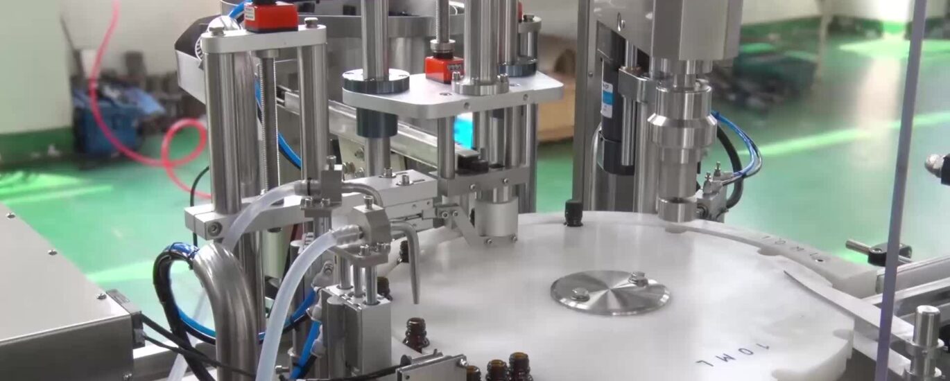 Robotic Aseptic Syringe Filler Capper