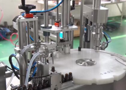 Robotic Aseptic Syringe Filler Capper